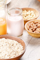 Oats on the table