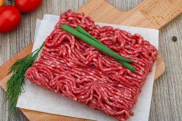 Raw minced meat