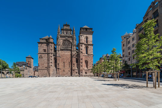 Cathedrale Notre-Dame in Rodez, France
