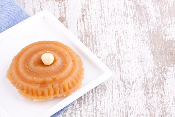 halvah with flour