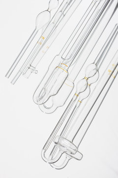 Different viscometers on a mirror