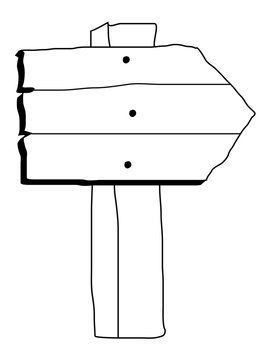 road pointer