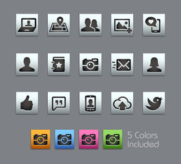 Social Icons - EPS file includes 5 Colors.