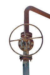 Obraz premium Rusted valve