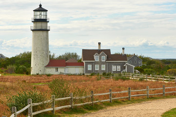 Fototapeta na wymiar Highland Lighthouse at Cape Cod