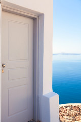 Obraz na płótnie Canvas Summer resort in Oia, Santorini