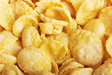 Corn flakes background