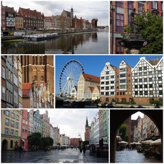 Gdańsk, Poland - collage of photos © emar