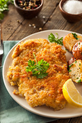 Homemade Breaded German Weiner Schnitzel