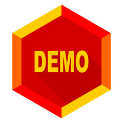 demo flat design modern icon