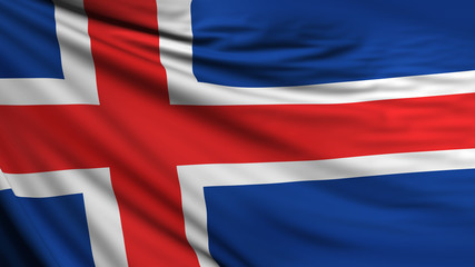 Fototapeta premium Iceland Flag, Icelandic Background