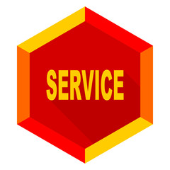 service flat design modern icon