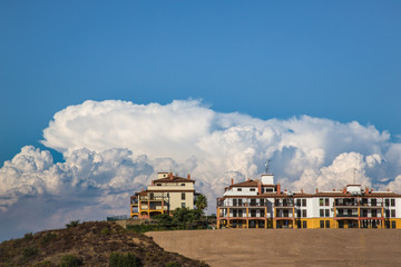 Fototapeta na wymiar Cumulonimbus Cloud, Spain