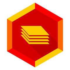 layers flat design modern icon