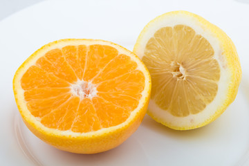 Фруктовая композиция (лимон, апельсин)