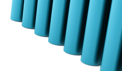 Fototapeta premium Abstract tube background rendered