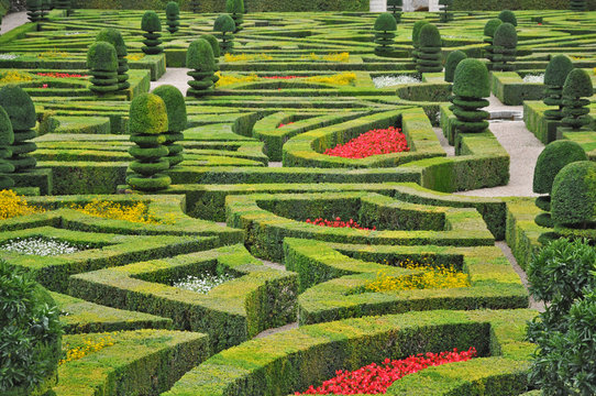 I giardini del Castello di Villandry - Loira, Francia