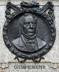 Gustav Schlieper Medaillon, Wuppertal 