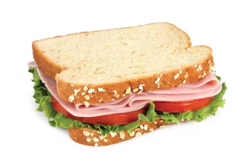 Abwaschbare Fototapete Snack Sandwich