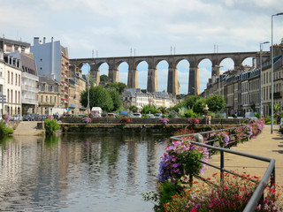 Viaduc at Morlaix, Brittany, France