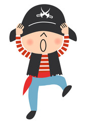 ハロウィンの仮装（海賊）