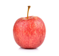 apples on white background