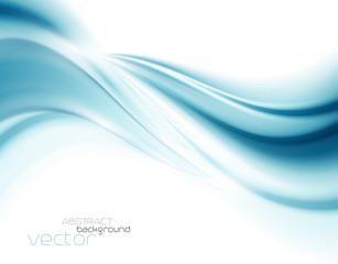 Beautiful Blue Satin. Drapery Background 