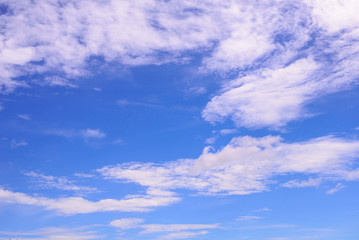 Obraz premium Blue sky and clouds for background.