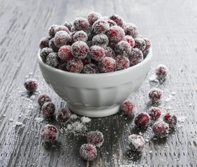 Sugared cranberries