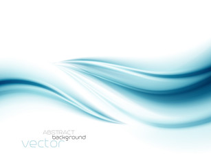 Beautiful Blue Satin. Drapery Background 