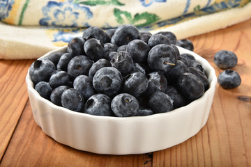 Fresh blueberries