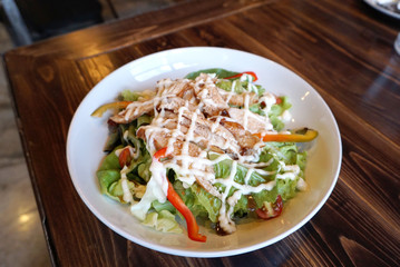 Teriyaki chicken salad
