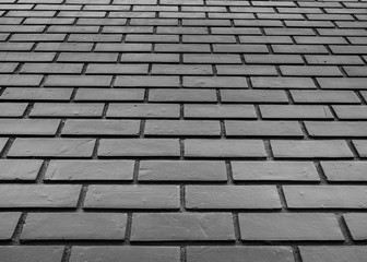black and white red brick wall textured background