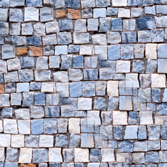 Fototapeta premium colorful mosaic of different stones