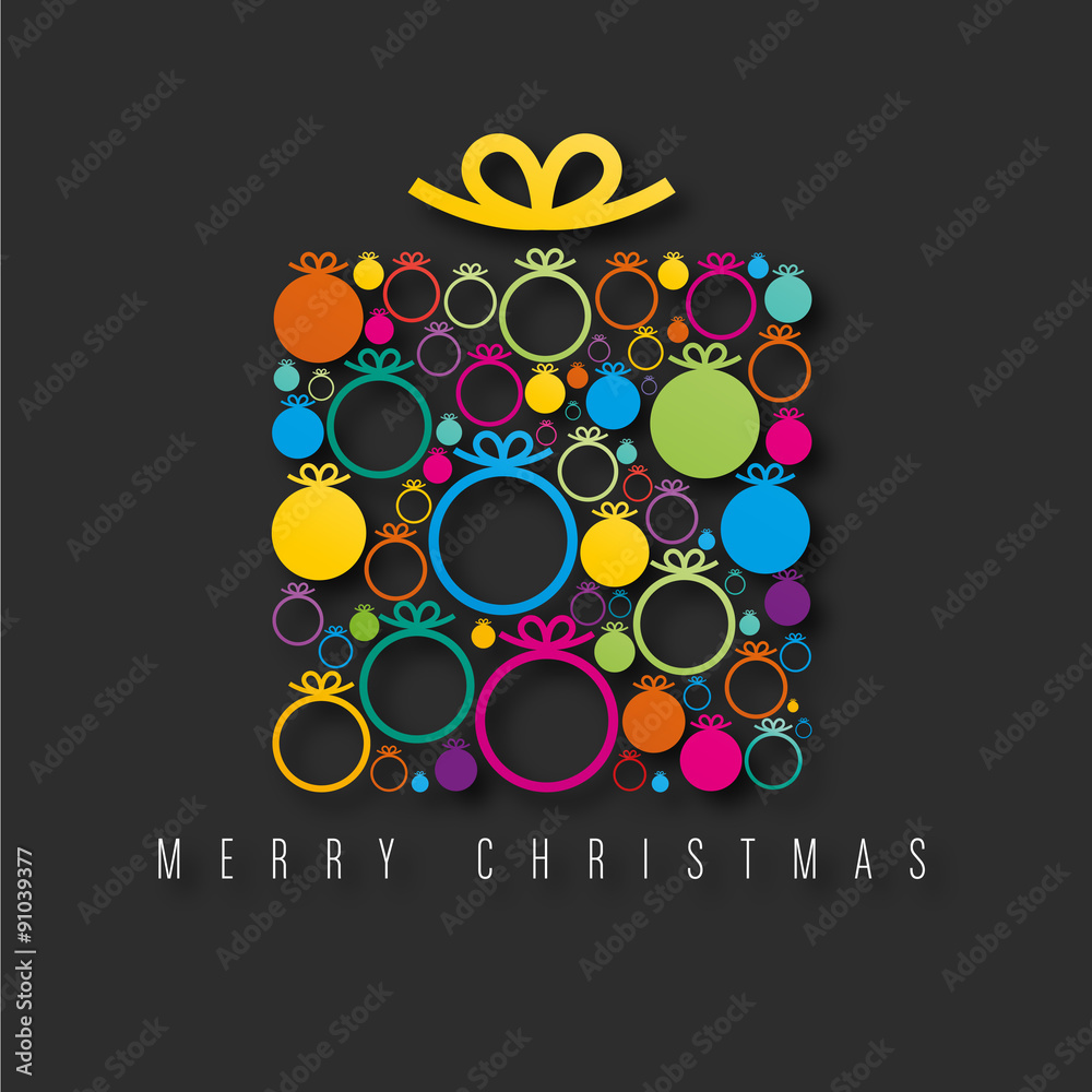 Sticker merry christmas