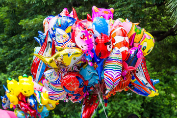 Various cartoon balloons