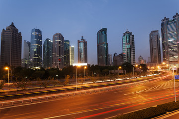 Fototapeta na wymiar Shanghai Pudong construction