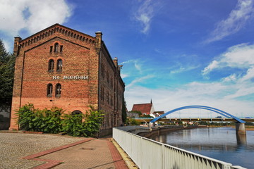 Oderspeicher und Oderbr&uuml;cke