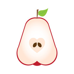 rose apple sliced in half