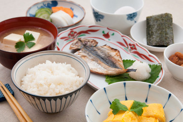 日本の朝食