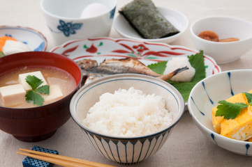 日本の朝食