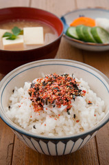 ふりかけご飯