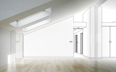 Dachgeschoss (Zeichnung)