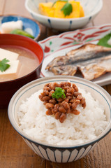 納豆ご飯