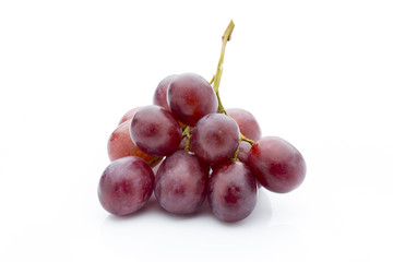 Grape on the white background. Fresh  berry.