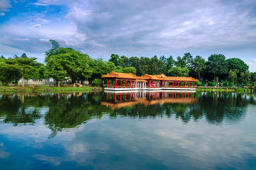 Chinese garden temple, Singapore