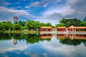 Chinese garden temple, Singapore