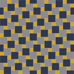 Vector modern seamless colorful geometry pattern  blue yellow , color abstract geometric background squares,wallpaper print,  retro texture, hipster fashion design