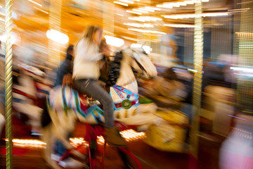 Carousel in panning style