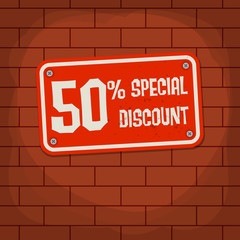 Obraz premium Sign with text Special Discount